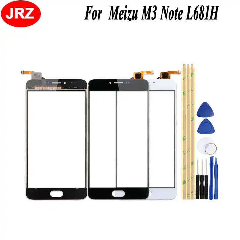 JRZ 5 дюймов Сенсорное стекло переднее Высокое качество для Meizu M3 Note L681H сенсорный