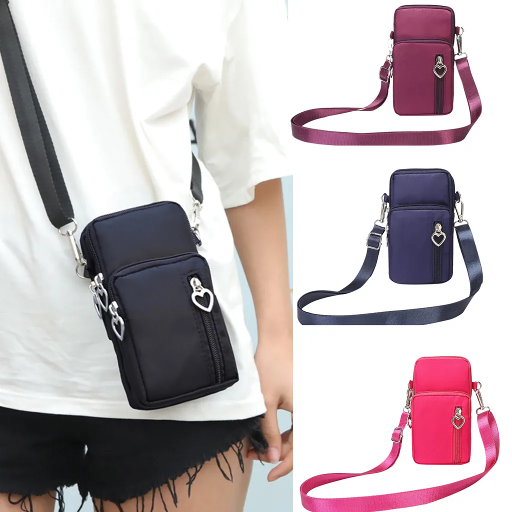 

Fashion bags for women 2019 Fashion Ladies Nylon Solid Color Vertical Shoulder Bag Diagonal Bag Handbag bolsa feminina
