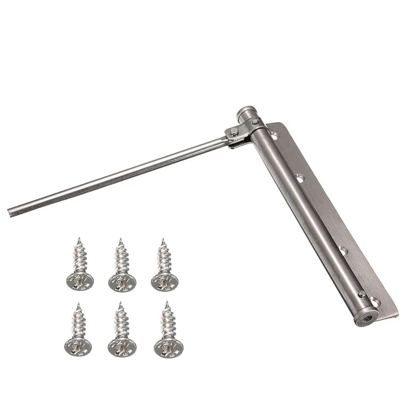 

MTGATHER Stainless Steel Adjustable Surface Mounted Automatic Closing Sprng Door Closer Fire Rated Door Hardware