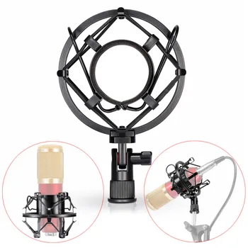 

Ituf Brand Microphone Shock Mounts Anti Vibration Suspension High Isolation for Studio Condenser Mic Radio Broadcasting Studio