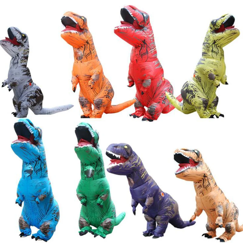 

Halloween Inflated Garment Adult Children's Clothing Dinosaur Style Inflatable Cosplay Costumes Party Props For Men Women