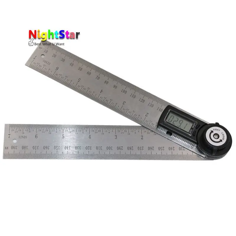 

200mm digital goniometer angle ruler protractor Electronic Digital Protractor Goniometer Angle Finder Miter Gauge 7inch