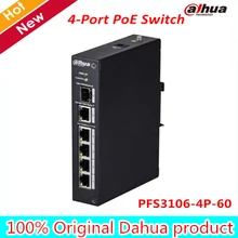 Dahua POE Switch PFS3106-4P-60 4-Port PoE Switch (Unmanaged) CCTV IP Accessory
