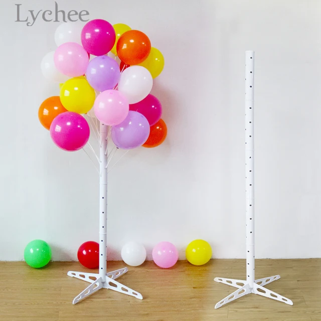 Lychee Stable Balloon Tree Display Stand Plastic Balloon Holder