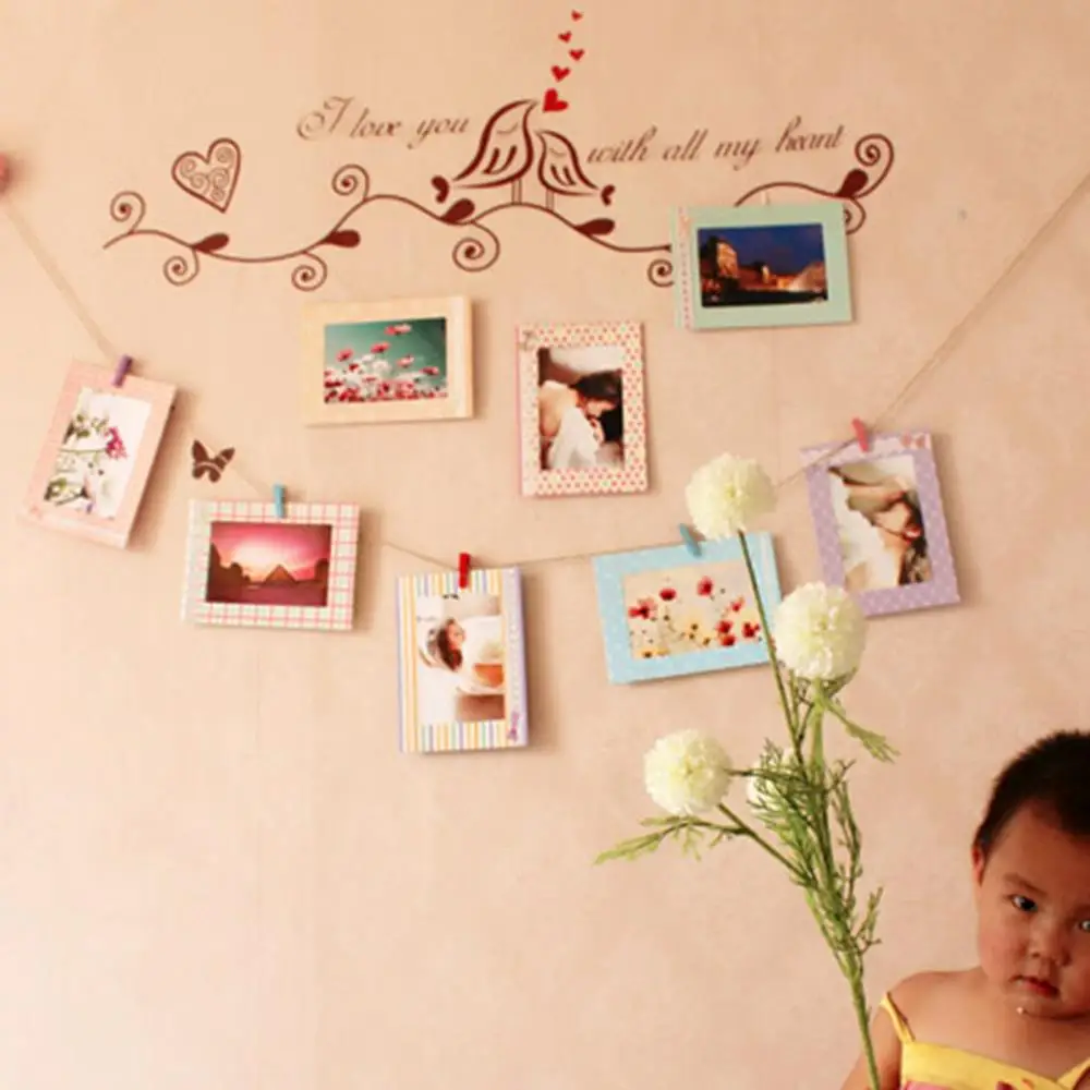 8 шт./комплект настенные декоративные рамки для фотографий 6 дюймов|picture frame|photo