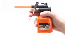 HOT HVLP Pistola de Graxa Mangueira Da Bomba Lubrificador Pote De Óleo De Máquina de Latas de Tinta Airbrush Ferramenta de Reparo de Mão de Alta Pressão Cromo corpo Kit Diy