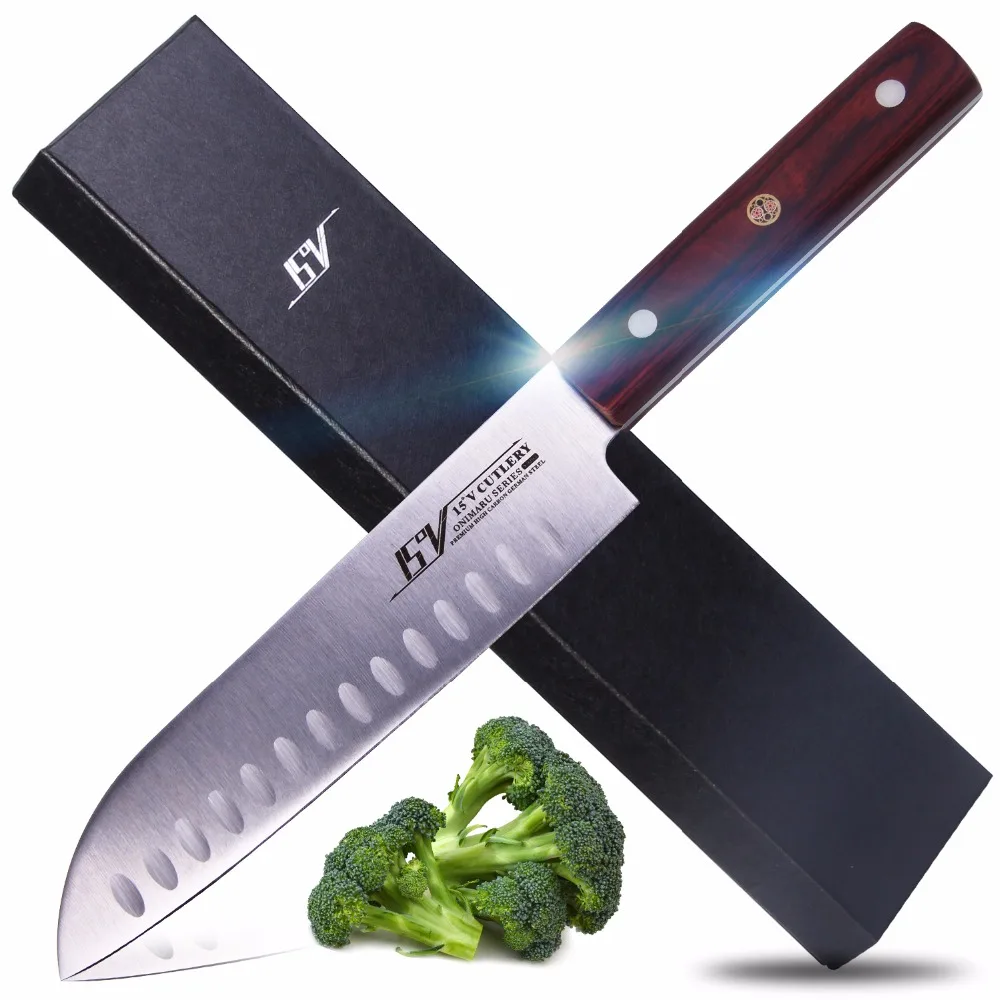 Buy 15V Santoku Knife Premium High carbon German 1.