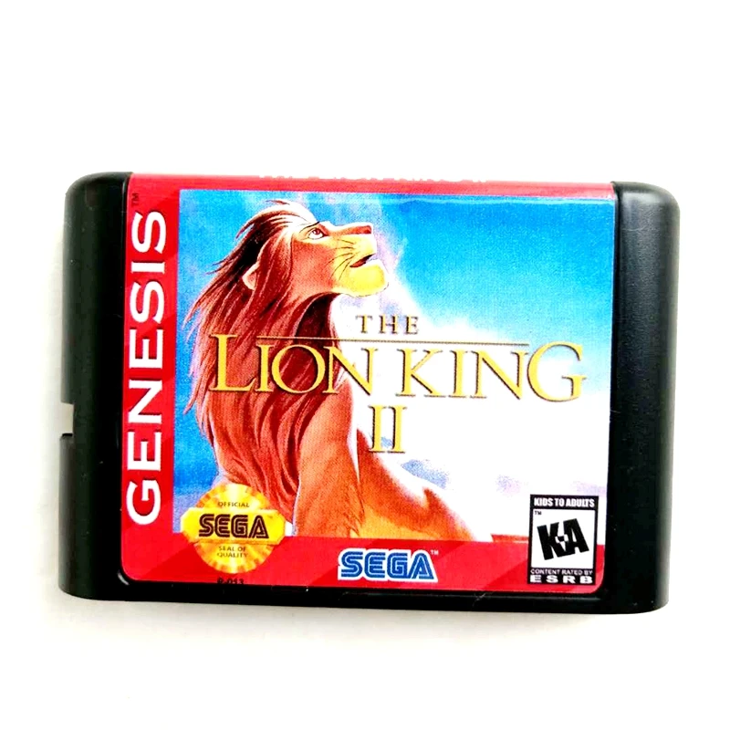 Lion King 2 16 bit MD Memory Card for Sega Mega Drive SEGA Genesis Megadrive | Электроника