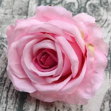 20 шт./лот большое искусственное Happy бутон розы 13 см шелковые лепестки розы свадебные цветы настенный цветочный праздник декор дома