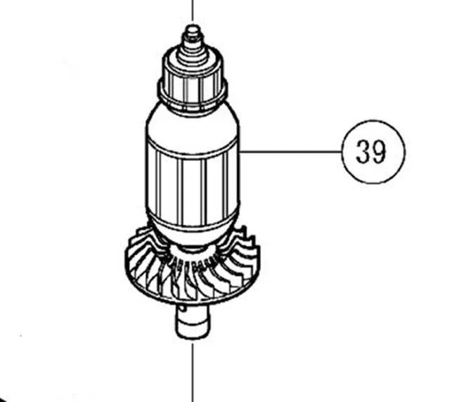 AC220-240V ротора Двигатели для автомобиля якорь арматура replacem для Hitachi 360886e m12ve