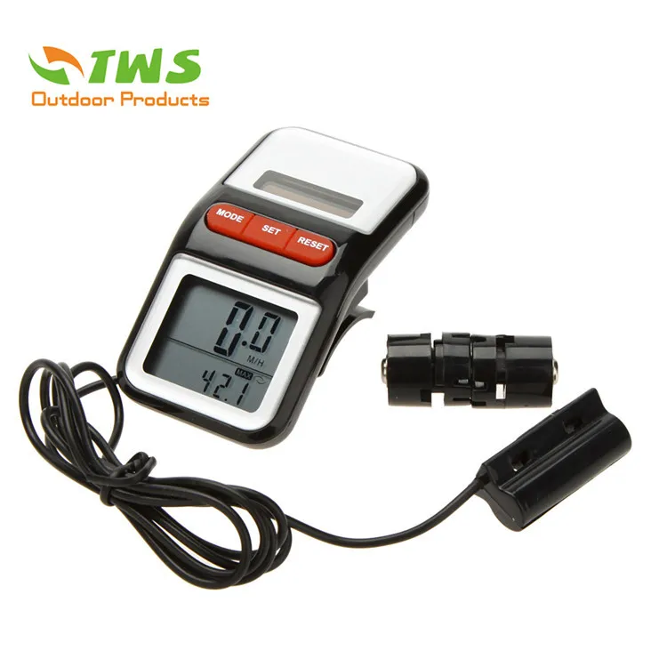 Multifunction LCD Solar Power Bicycle Bike Speedometer Pedometer