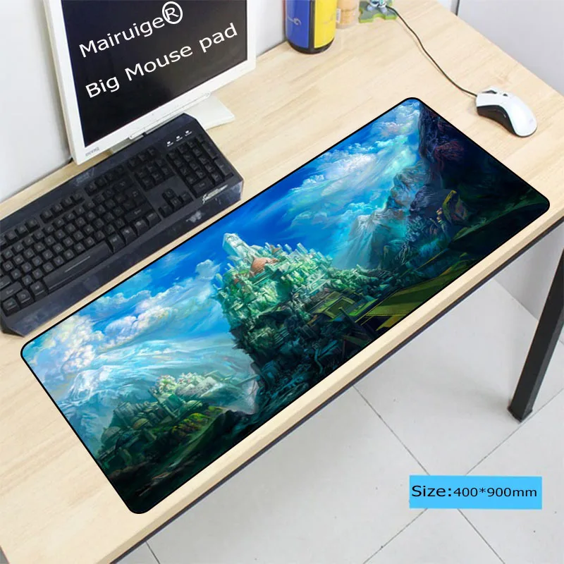 Mairuige Beautiful Fantasy Scenery Large Lock Edge Mouse Pad Decor Desk Table Cushion XL Mouse Pad 