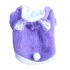 Модная одежда с милым кроликом щенок и котенок, Одежда для животных, 0409 - Цвет: Purple