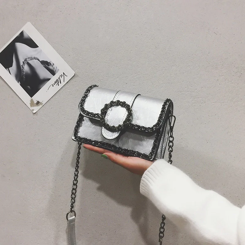 2018 Women Fashion Chain Flap Shoulder Bag Autumn Hot Female INS Popular Handbag Ladies Mini Vacation Crossbody PU BolsaSS3457 (14)