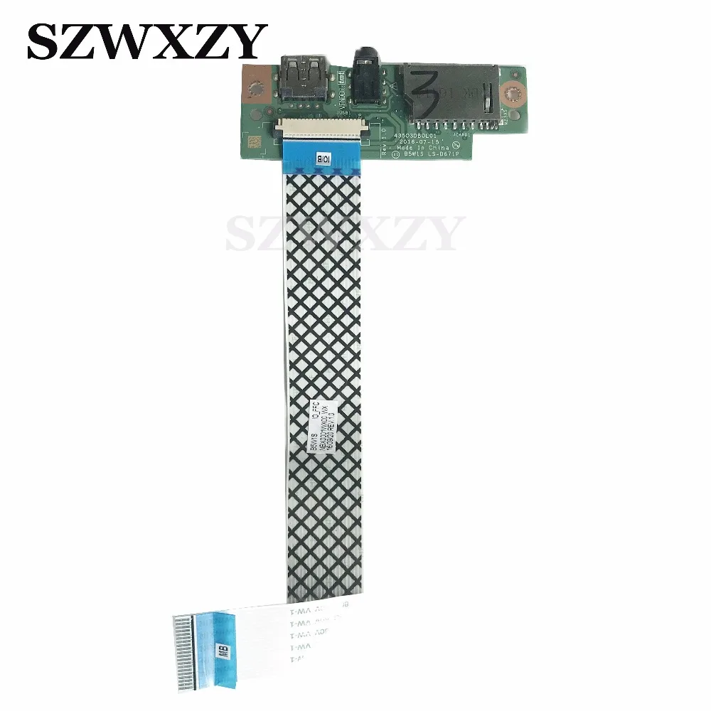 

B5W1S LS-D671P For ACER ES1-523 ES1-533 USB AUDIO JACK BOARD With Cable 435O3DBOL01