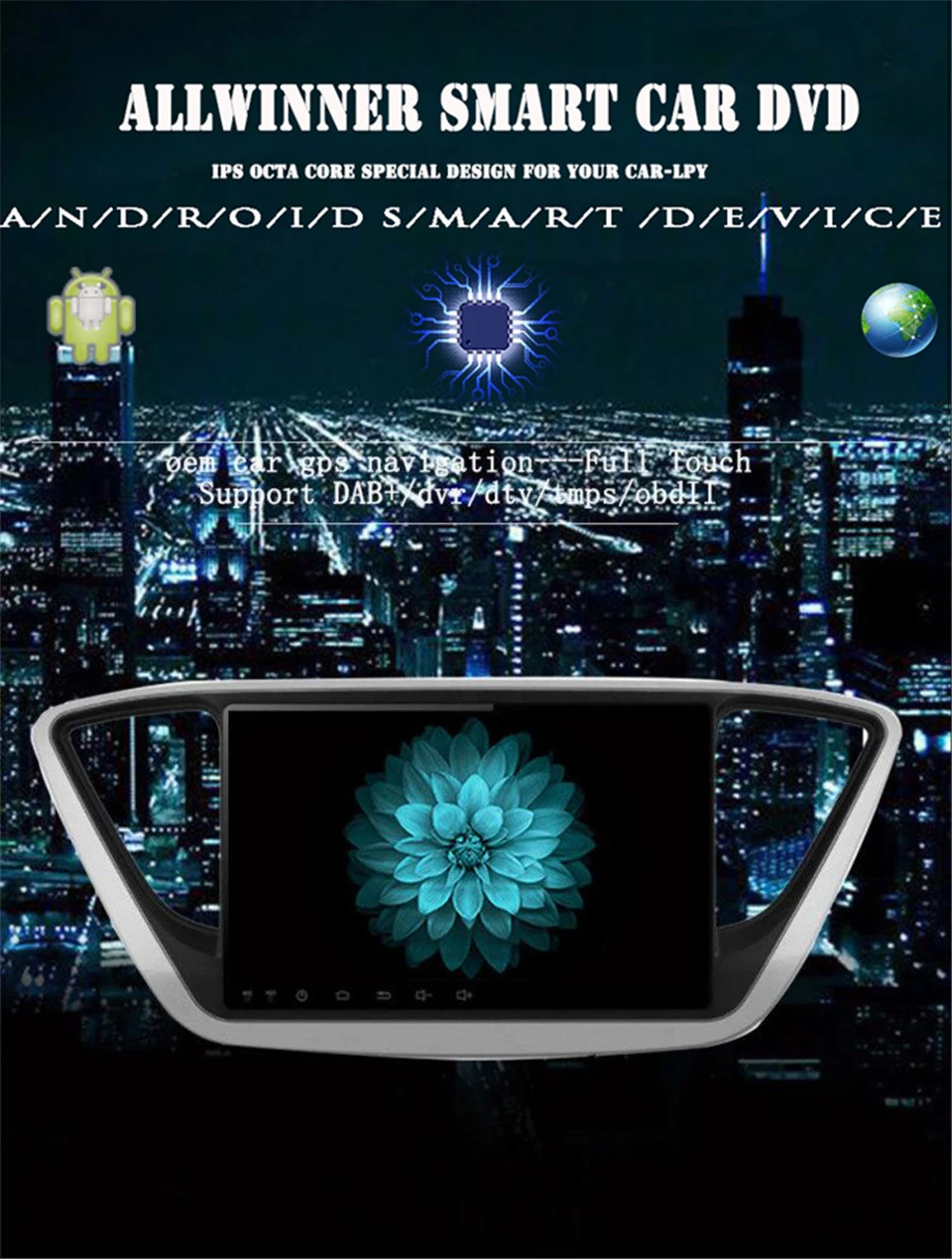 Восьмиядерный Android 10,0 64G Автомобильный Dvd Gps плеер для hyundai Verna Solaris 18 радио видео Навигация Bt Wifi стерео видео