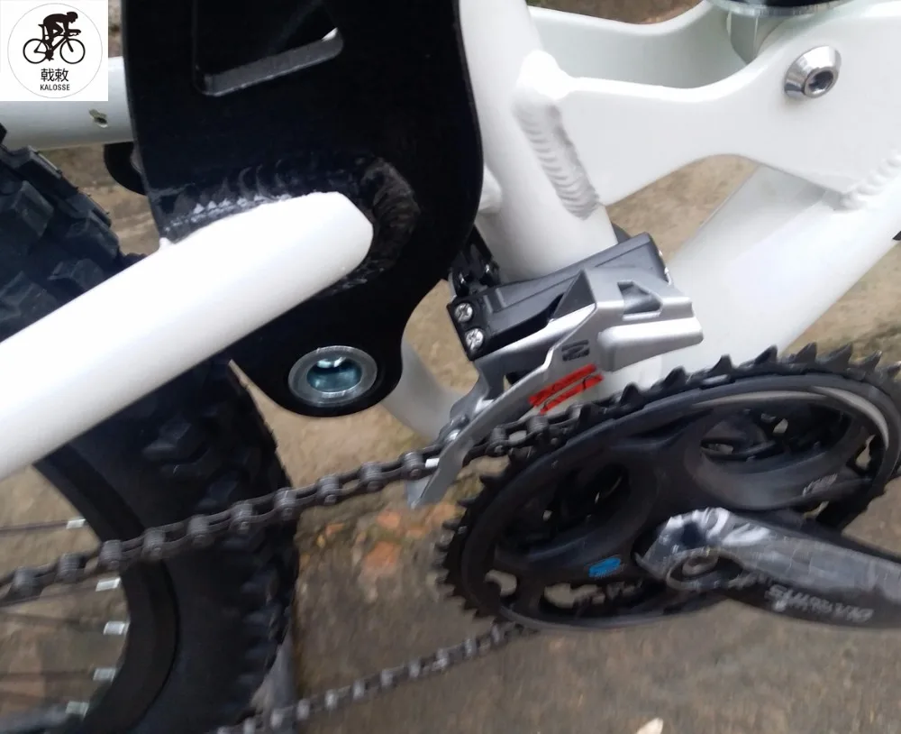 Clearance Kalosse  DH/XC/AM    Soft-tail Frame   26*17 inch   bicicleta mountain bike  27 speed  26er Hydraulic  Disc brakes 4