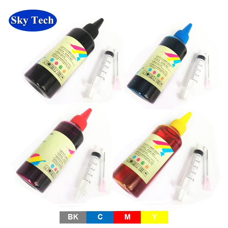 400ML Quality Refill ink For Epson cartridges , Dye Ink Photo Ink for Epson Inkjet printer .in