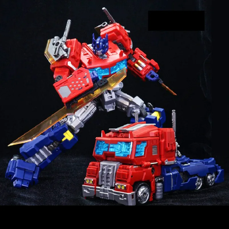 

Transformation LgendaryToys Optimus OP column with a wealth of weapon accessories LT03 column PVC Action Figure Model Doll Toy