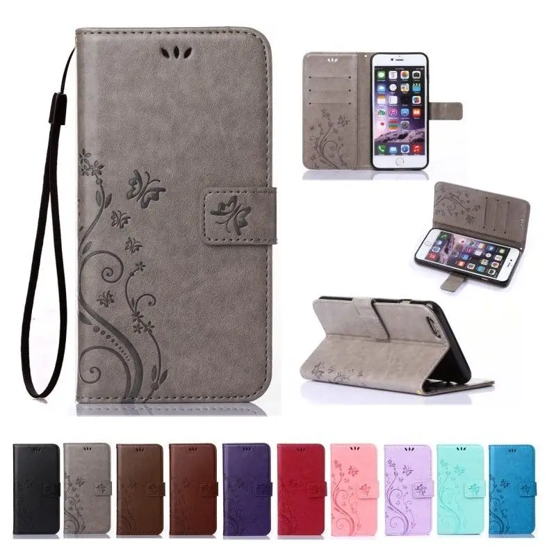 Leather Wallet Cards Holder Stand Case Cover For Apple iPhone 6 6S Plus SE Flip |