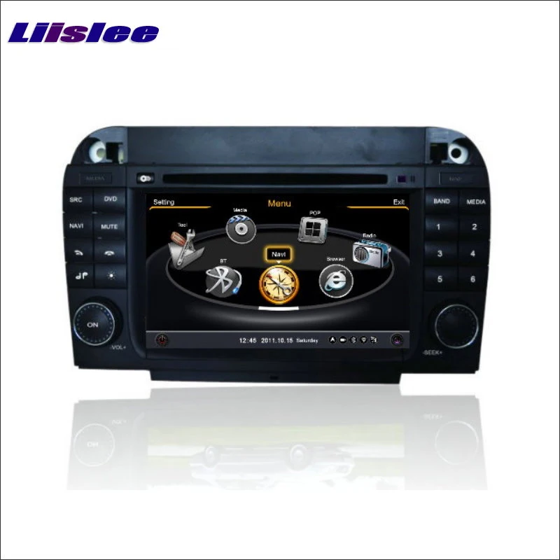 Top Liislee For Mercedes Benz CL Class W215 1996~2006 Car S100 Multimedia System Radio CD DVD TV GPS Navi Navigation HD Touch Screen 2