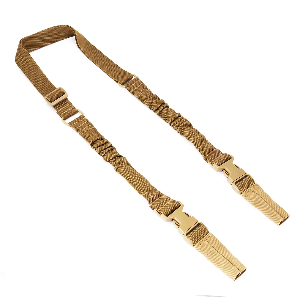 

US Army Gun Sling 2 Point Bungee Gun Rope Shooting Hunting Accessories Airsoft Tactical Two Point Rifle Sling Strap
