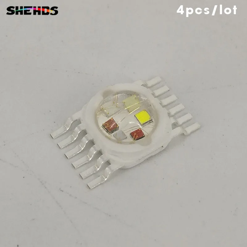 

4pcs/lot LED RGBWA+UV 6in1 18W for LED RGBWA+UV Lighting LED Chips red/green/bule/white/abmer/Ultraviolet Disco light DJ SHEHDS
