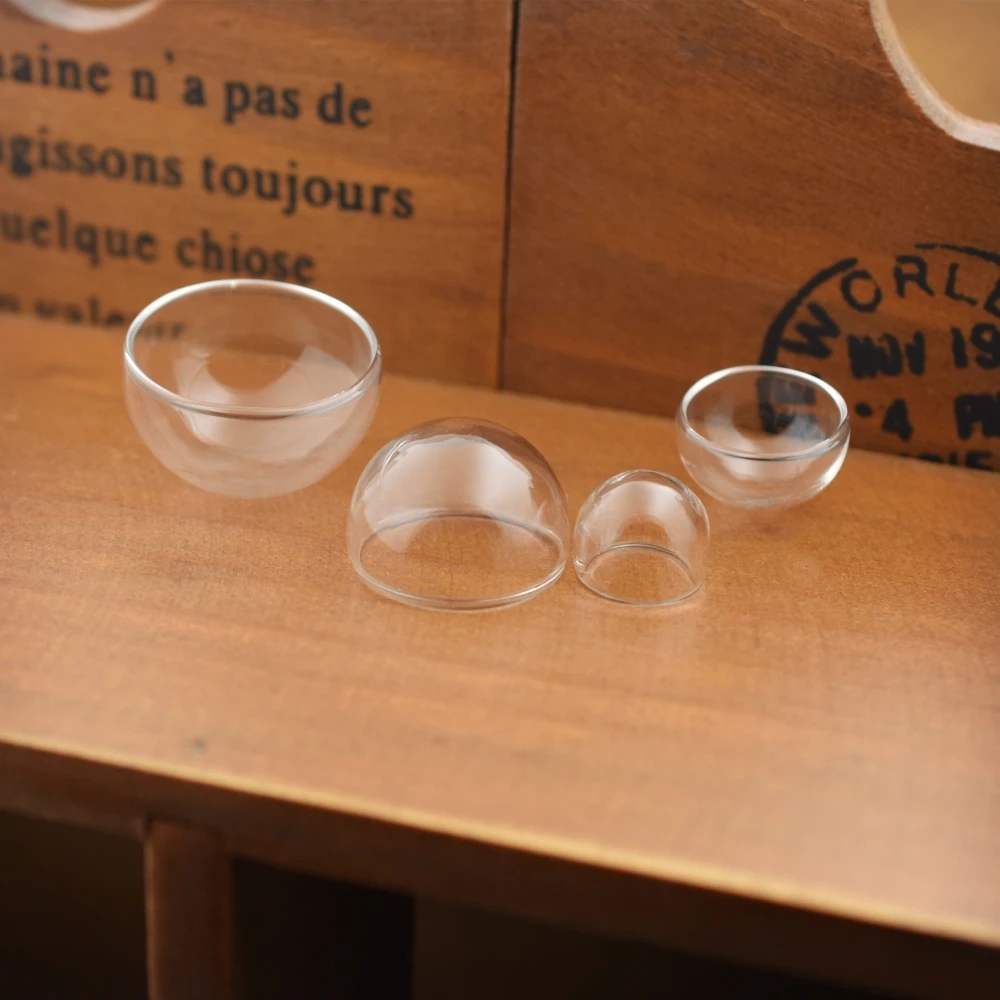 

30pieces 25mm 20mm 15mm glass globe pendant glass bottle vial pendant fashion jewelry accessory