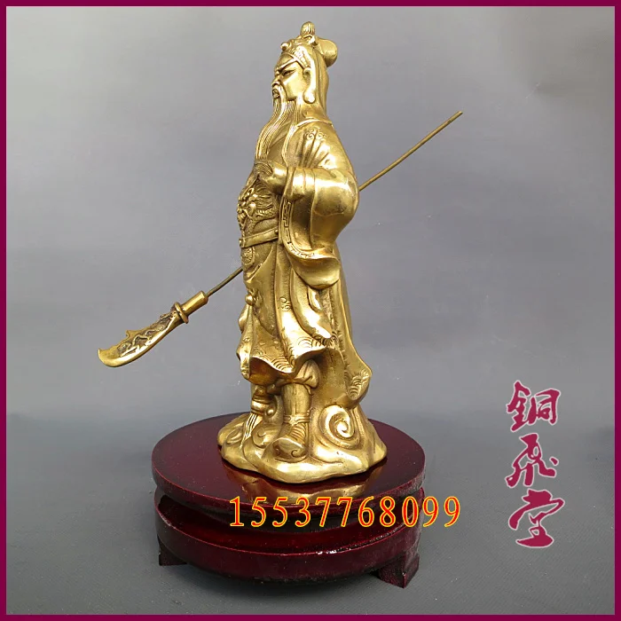 

Mammographies statue of guan gong guan gong 118 base carving Bronze gift lovers Art copper