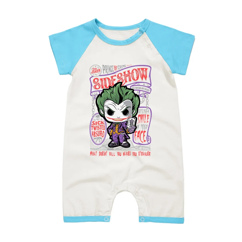 Комбинезоны для маленьких мальчиков; хлопковая одежда для младенцев; летний стильный комбинезон с короткими рукавами для малышей; детские комбинезоны для новорожденных - Цвет: 1761