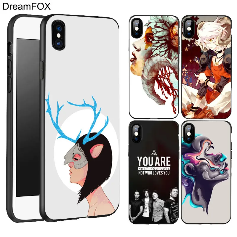 DREAMFOX K084 черный мягкий силиконовый чехол из ТПУ для Apple iPhone 11 Pro XR XS Max X 8 7 6 6S Plus 5 5S 5G SE