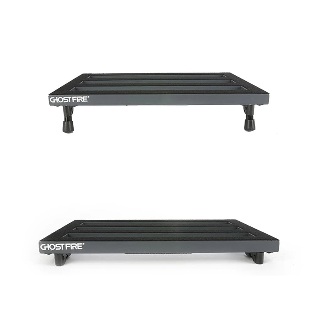 MoonEmbassy Guitar Pedal Board with Carry Bag Aluminum Alloy Lightweight Guitar Effect Pedalboard Accessories