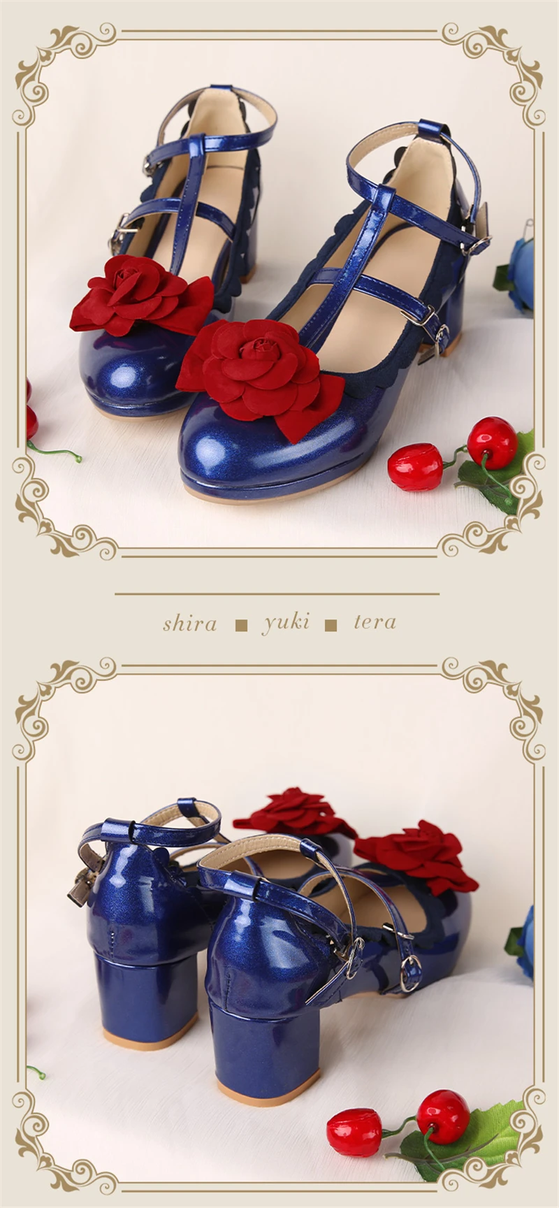 Аниме VOCALOID Yuezheng Ling Vsinger Белоснежка обувь для косплея Лолита Cos обувь на высоком каблуке H