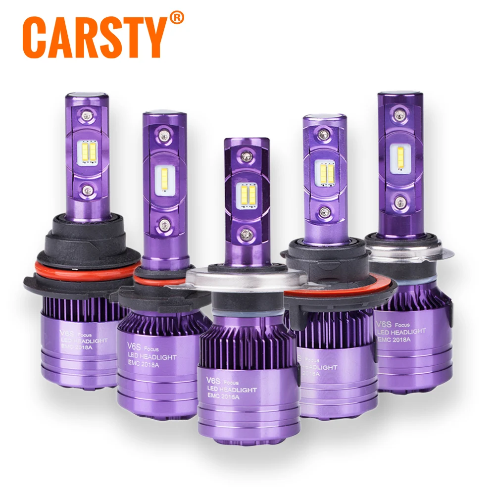 

Carsty H7 Led H4 Bulb H1 H3 H8 H11 9005 HB3 9006 HB4 With CSP Chips For Car Headlights Fog Lights Lamps 90W 9600LM 6000K 12V