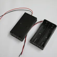 10 шт. коробка для хранения батареи для 2x18650 в параллельном соединении проводной держатель батареи