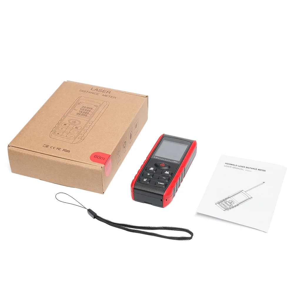 Huepar Laser Rangefinders Medidor Trena Handheld Laser Distance Meter 40M 60M 80M 100M Range Finder Diastimeter Measure Tape Huepar Laser Rangefinders Medidor Trena Handheld Laser Distance Meter 40M 60M 80M 100M Range Finder Diastimeter Measure Tape