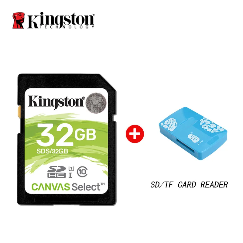 Kingston sd-карта 128 Гб 64 Гб карта памяти класс 10 SDHC SDXC 32 Гб 16 Гб uhs-i HD video cartao de memoria для камеры с кардридером - Емкость: 32GB-C285