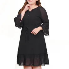 Весенне-летнее женское платье 5XL 6XL 7XL 8XL 9XL 10XL Плюс Размер Бюст 147 см свободное платье большого размера черный цвет Весенне-летнее женское платье 5XL 6XL 7XL 8XL 9XL 10XL Плюс Размер Бюст 147 см свободное платье большого размера черный цвет
