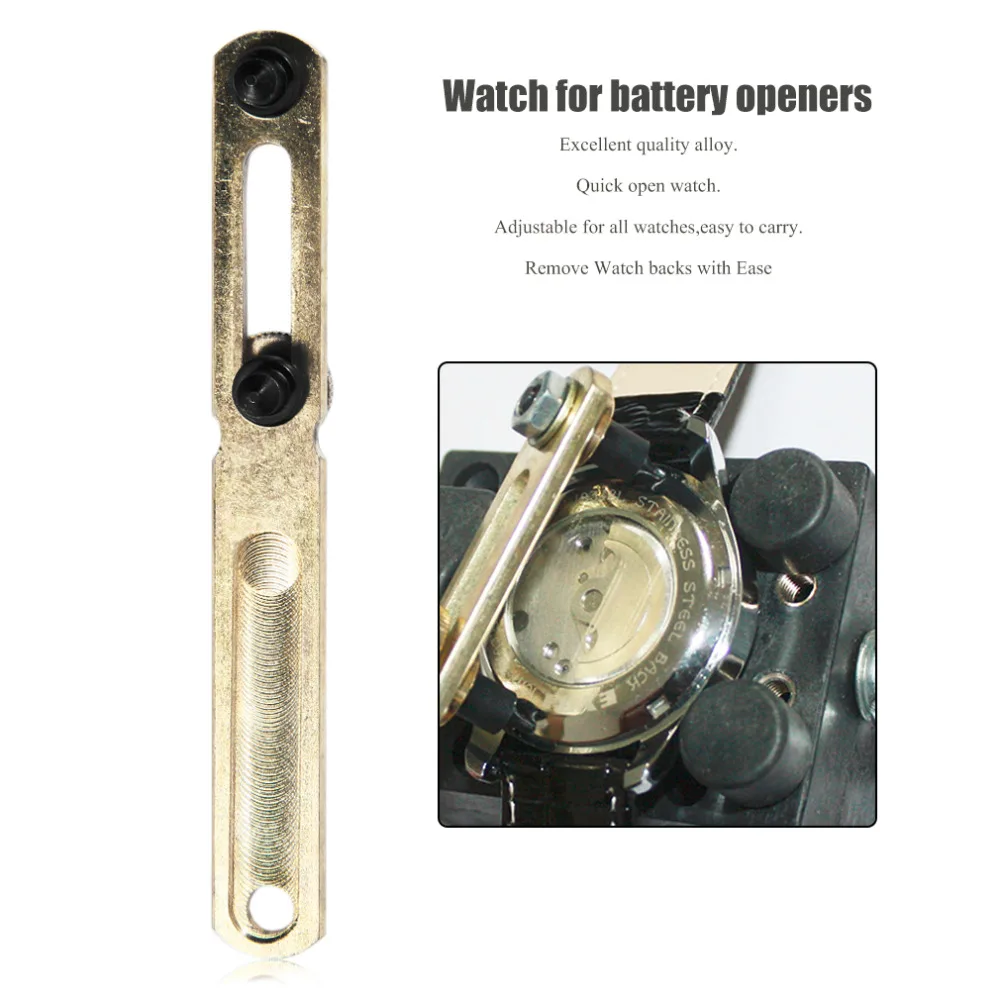 

Watch Repair Kit Adjustable Back Case Opener Cover Remover Screw Watchmaker Open Battery Change Relojes Tool New Arrivals De
