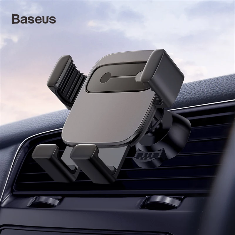 

Baseus car holder for iPhone X XR XS Samsung S9 car mount gravity holder for all mobile phone in car air vent mount holder