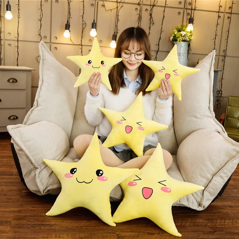 Новинка мягкая плюшевая подушка Kawaii Sky Series Подушка с изображением пентаграммы со