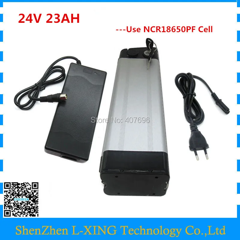 

Free customs fee 24v 23ah lithium battery 24V 23.2AH Ebike battery use Panasonic 2900mah cell 30A BMS with 29.4V 3A Charger