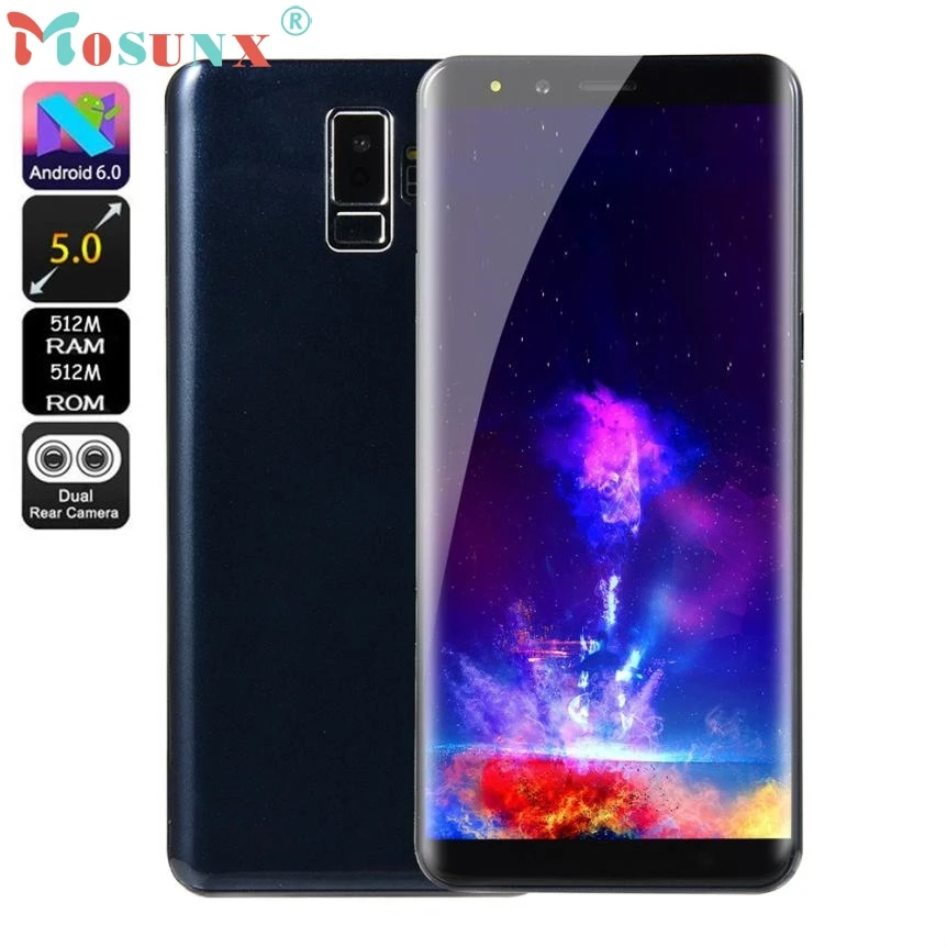 

Smartphone 5.7 Inch Android 6.0 Dual HDCamera Unlocked WIFI Bluetooth GPS 2G Smartphone Original Accessories 18Jul28