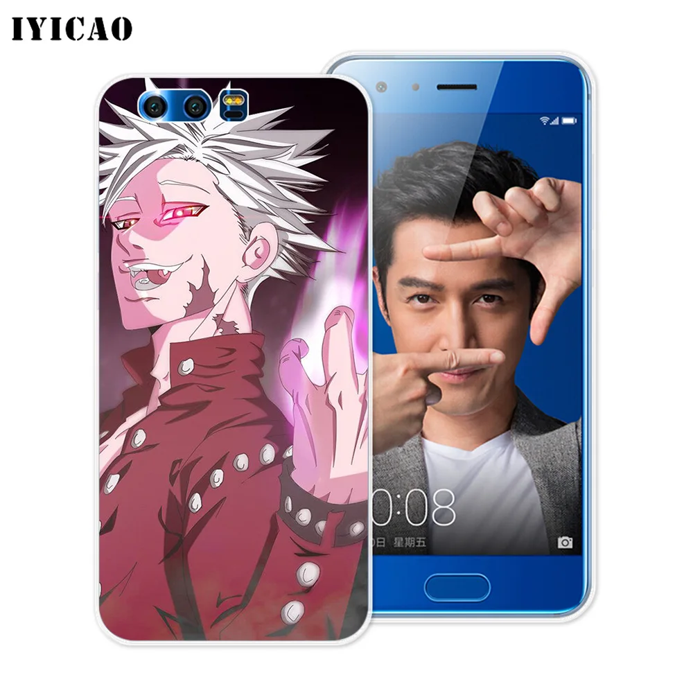 Мягкий силиконовый чехол IYICAO аниме Nanatsu no Taizai для huawei Y9 Y7 Y6 Prime Honor 8C 8X8 9 10 Lite 7X 7C 6A 7A Pro