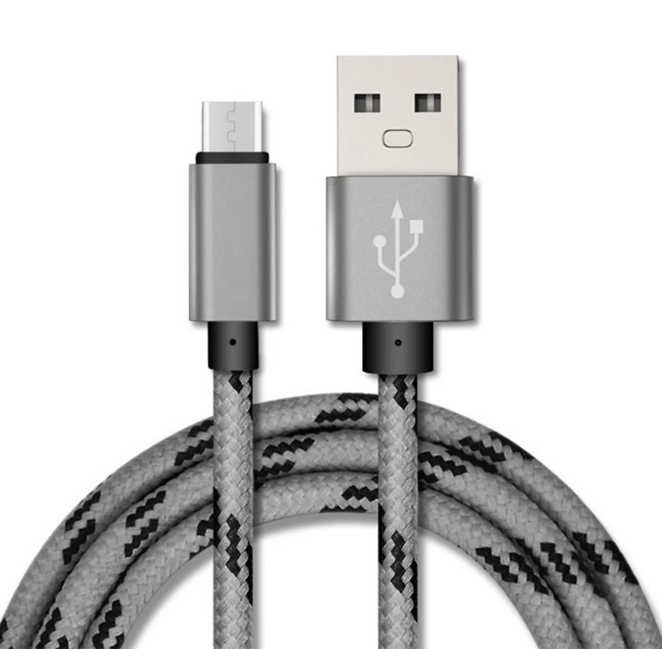 Micro USB Cable Universal Charging Cable for Android Phones Data Sync Charger 1m Wire 5V2A Fast Charging Nylon data Cables (11)