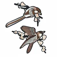 Bird Embroidered Iron-On Patches for Clothes | High-Quality Sewing Accessories - Image 3