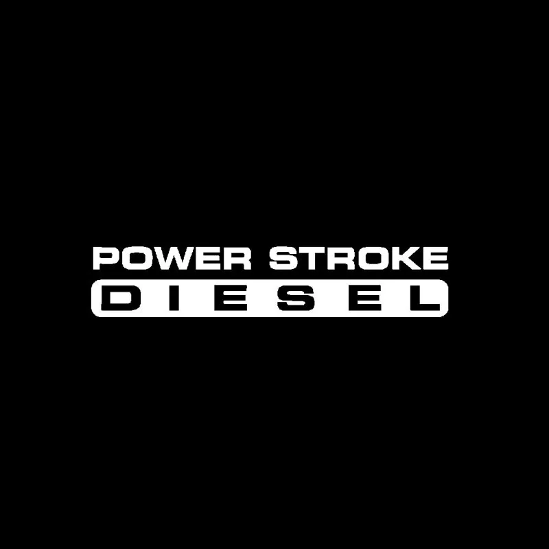 YJZT 17 1 см * 3 4 POWERSTROKE Turbo DIESEL модная виниловая графическая Наклейка