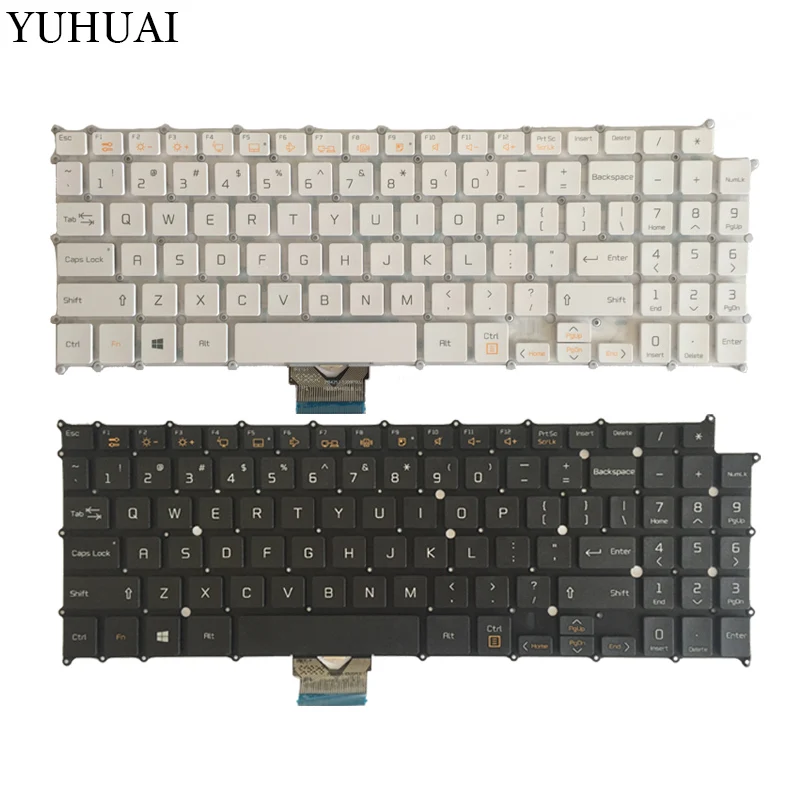 

US Laptop Keyboard For LG 15Z960 AEW73709802 HMB8146ELB01 English laptop keyboard black white