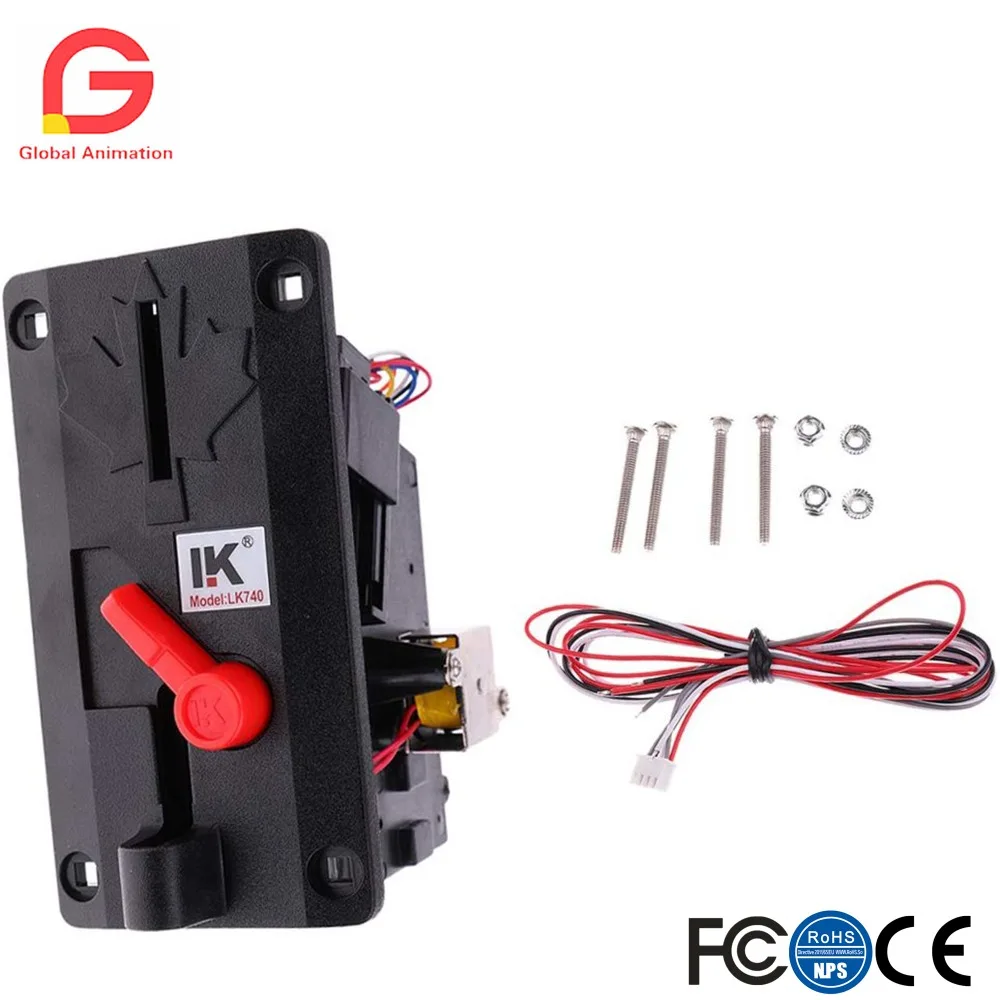 

Top Entry CPU Coin Acceptor Coin Selector DIY Kit For Slot Vending Machine