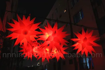 

Free shipping diameter 1.5m new product LED wedding decoration inflatable star